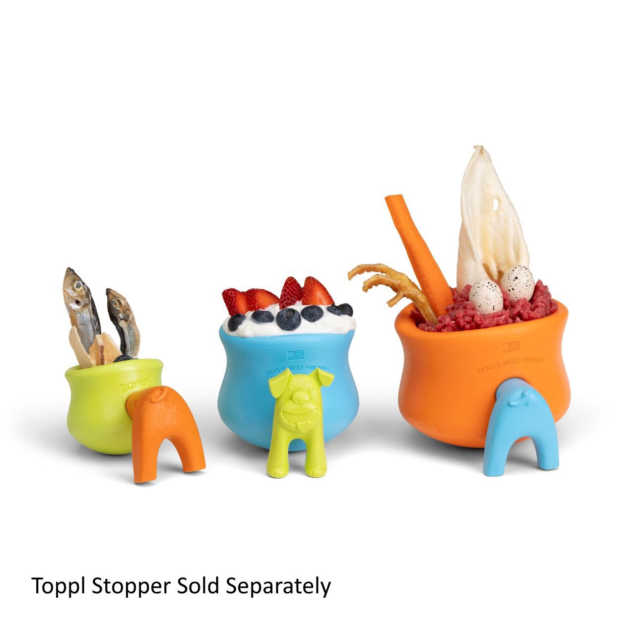 West Paw Toppl Treat Dispensing Dog Toy & Bowl