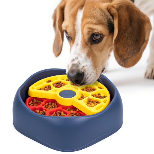 Interactive Dog Puzzle Feeder Bowl - Slow Eating & Mental Stimulation Toy for Small Medium Breeds