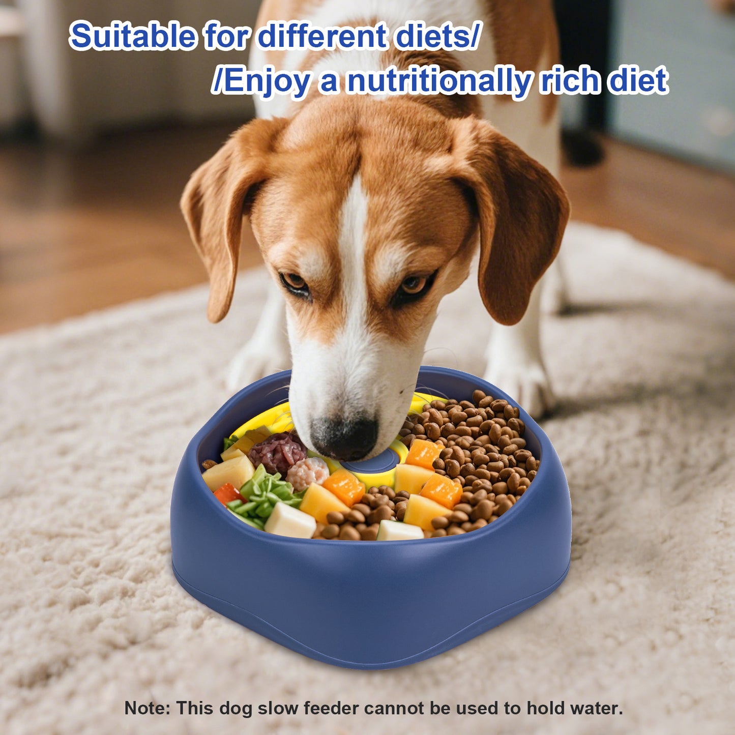 Interactive Dog Puzzle Feeder Bowl - Slow Eating & Mental Stimulation Toy for Small Medium Breeds