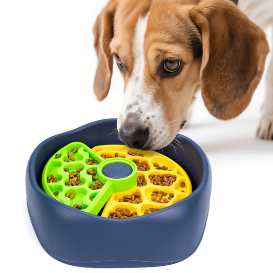 Interactive Dog Puzzle Feeder Bowl - Slow Eating & Mental Stimulation Toy for Small Medium Breeds